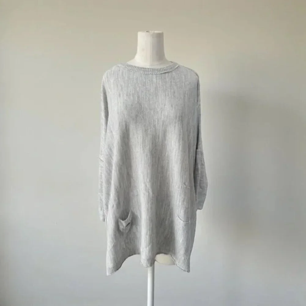 Catalina Sweater in Ash by Mersea - One Size - Picture 6 of 9